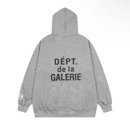 Gallery Dept Hoodie (Grey & Black)
