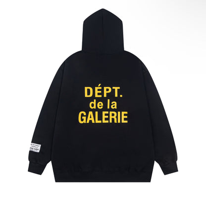 Gallery Dept Hoodie (Grey & Black)