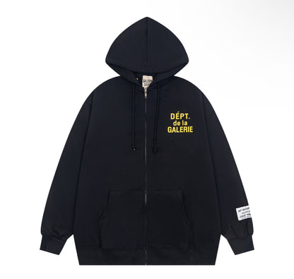 Gallery Dept Hoodie (Grey & Black)